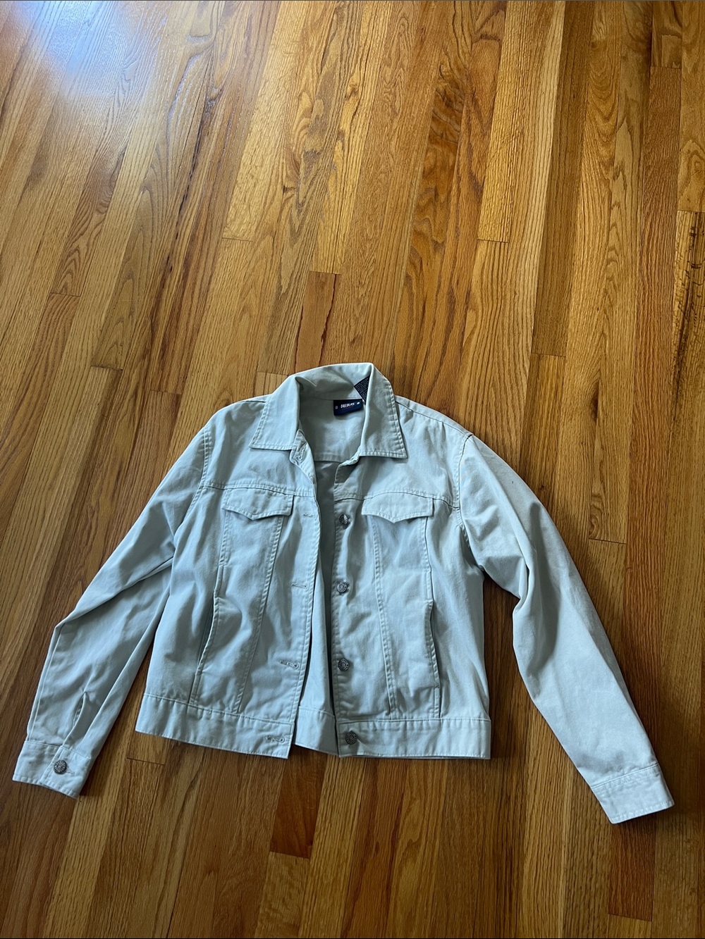 bill blass Light Beige Cotton Jean Jacket